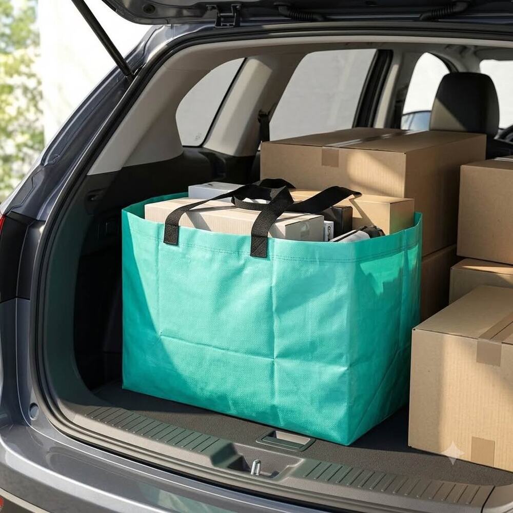 NEW Large Turquoise IKEA Shopping and Storage Bag